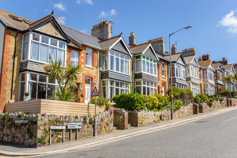 A street in sussex with houses