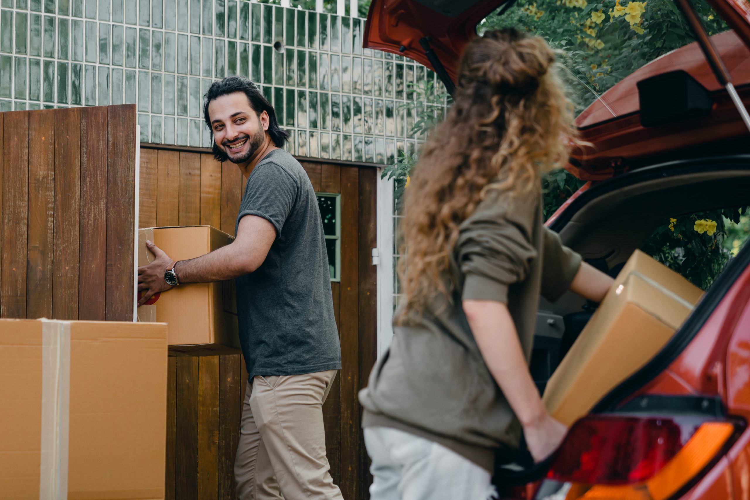 couple moving into house